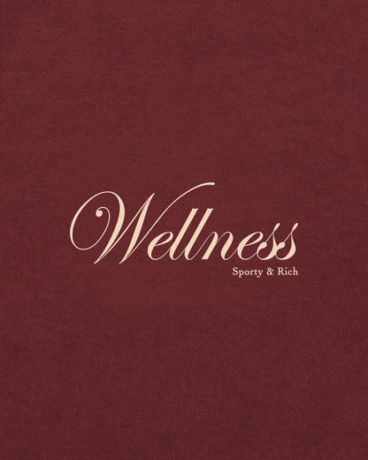 Sporty & Rich Soho Sweatpant - Merlot/Cream