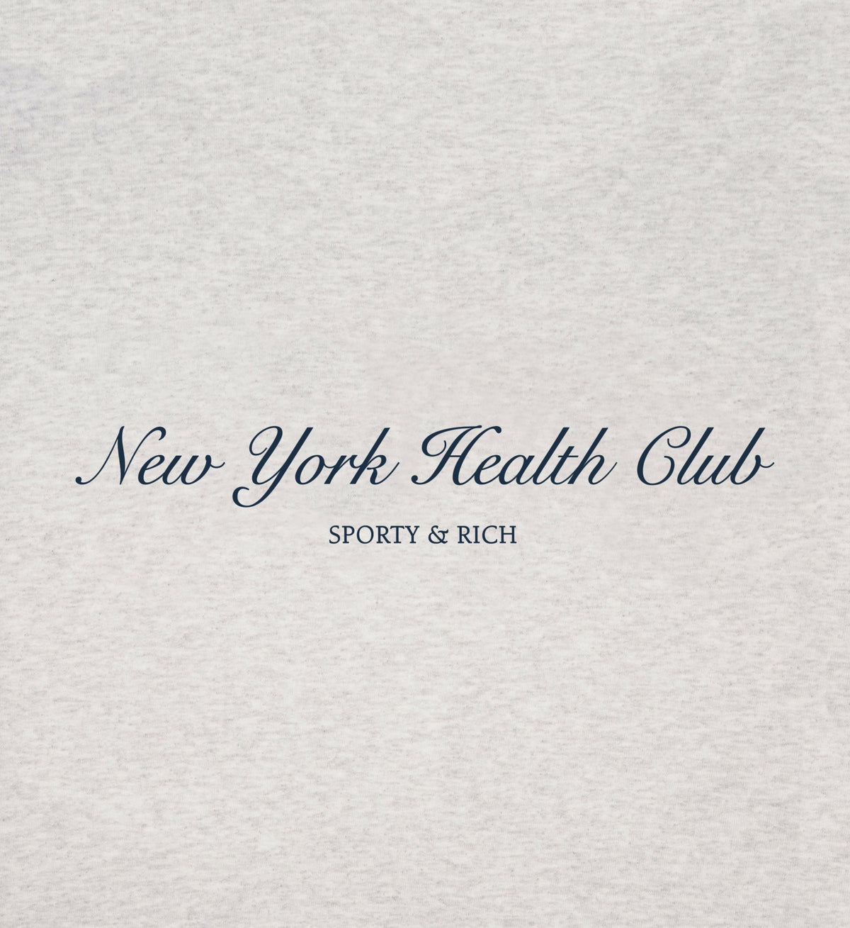 Sporty & Rich NY Health Club Sweatpant - Heather Gray/Navy