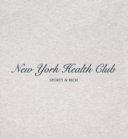 Sporty & Rich NY Health Club Sweatpant - Heather Gray/Navy