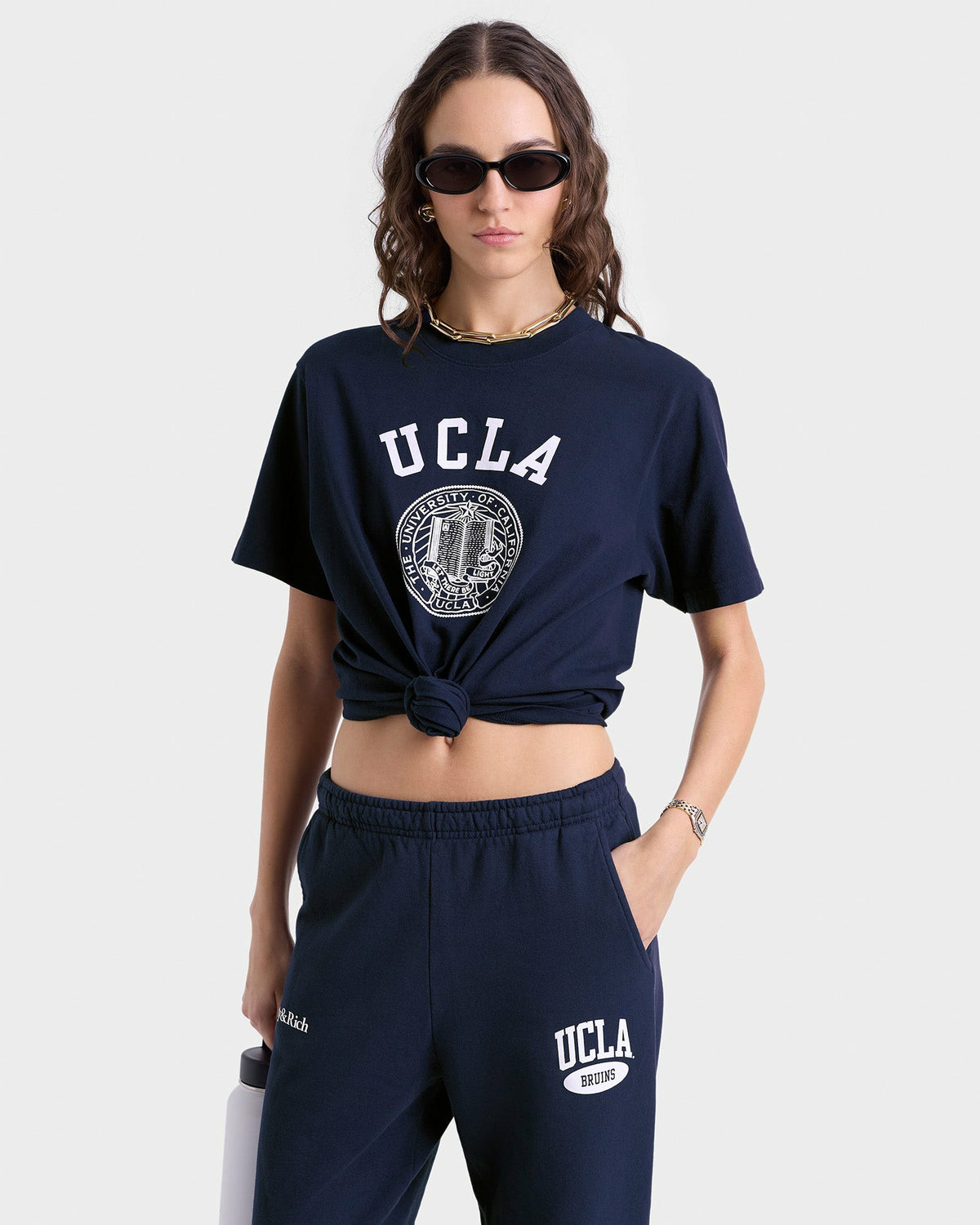 Sporty & Rich Westwood Sweatpant - Navy/White