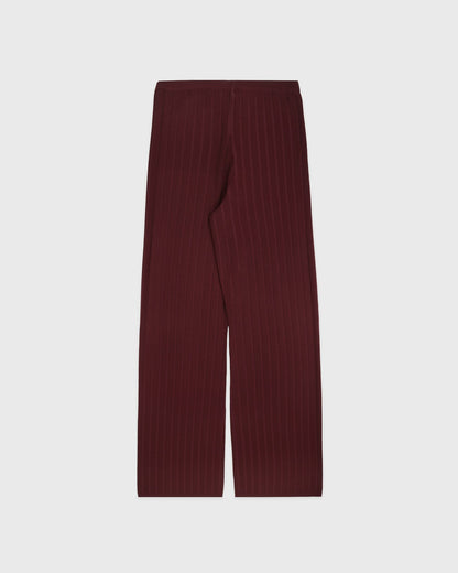Sporty & Rich SRC Ribbed Trousers - Bordeaux