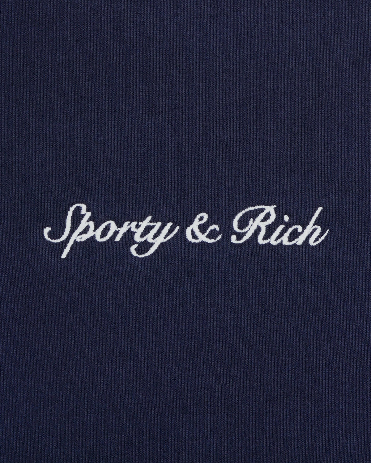 Sporty & Rich Syracuse Embroidered Sweatpant - Navy/White