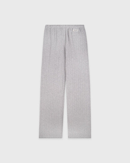 Sporty & Rich Signature Logo Pointelle Trousers - Heather Gray