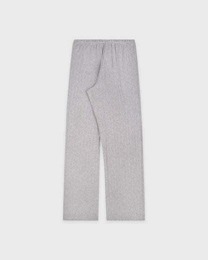 Sporty & Rich Signature Logo Pointelle Trousers - Heather Gray