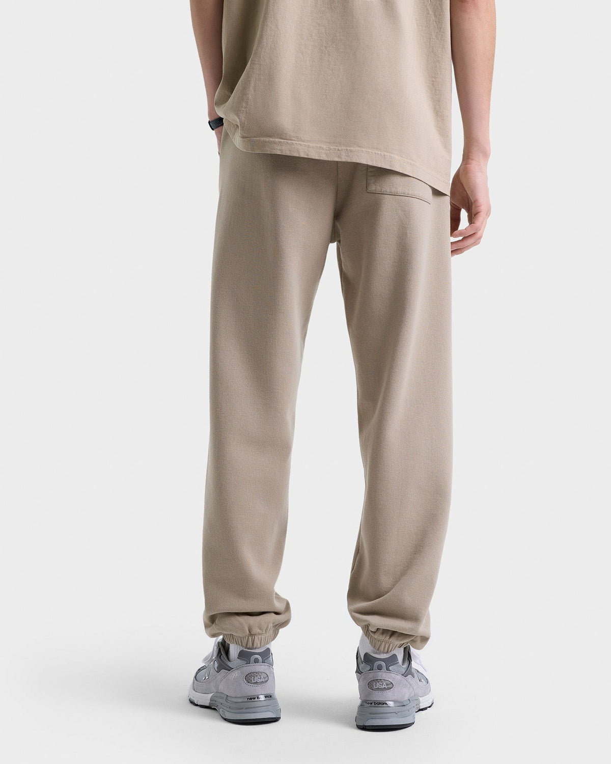 Sporty & Rich NY 94 Sweatpant - Elephant/White