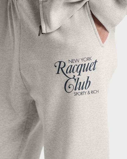 Sporty & Rich NYRC Sweatpant - Heather Gray/Forest