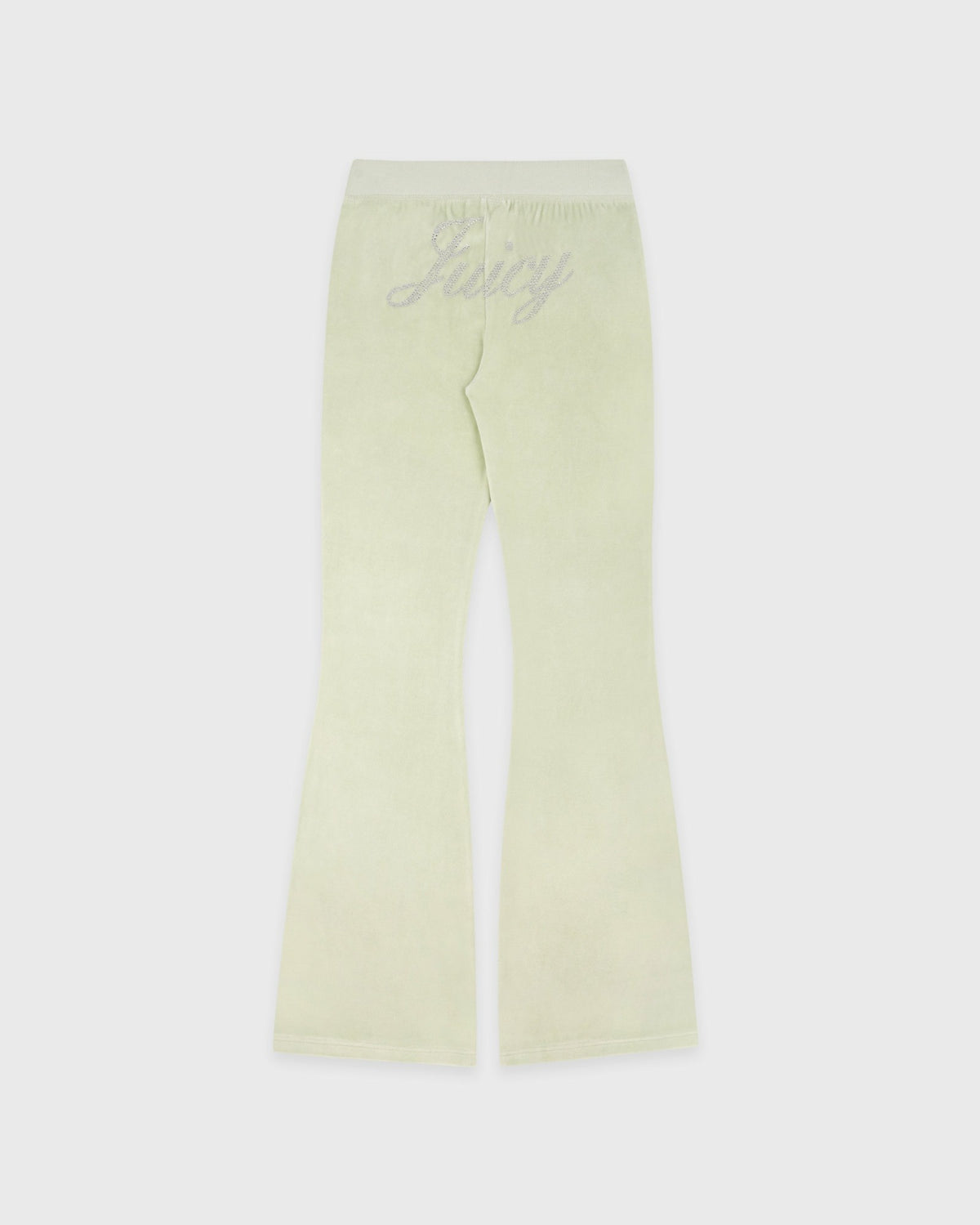 Sporty & Rich Juicy Script Velour Sweatpant - Sage