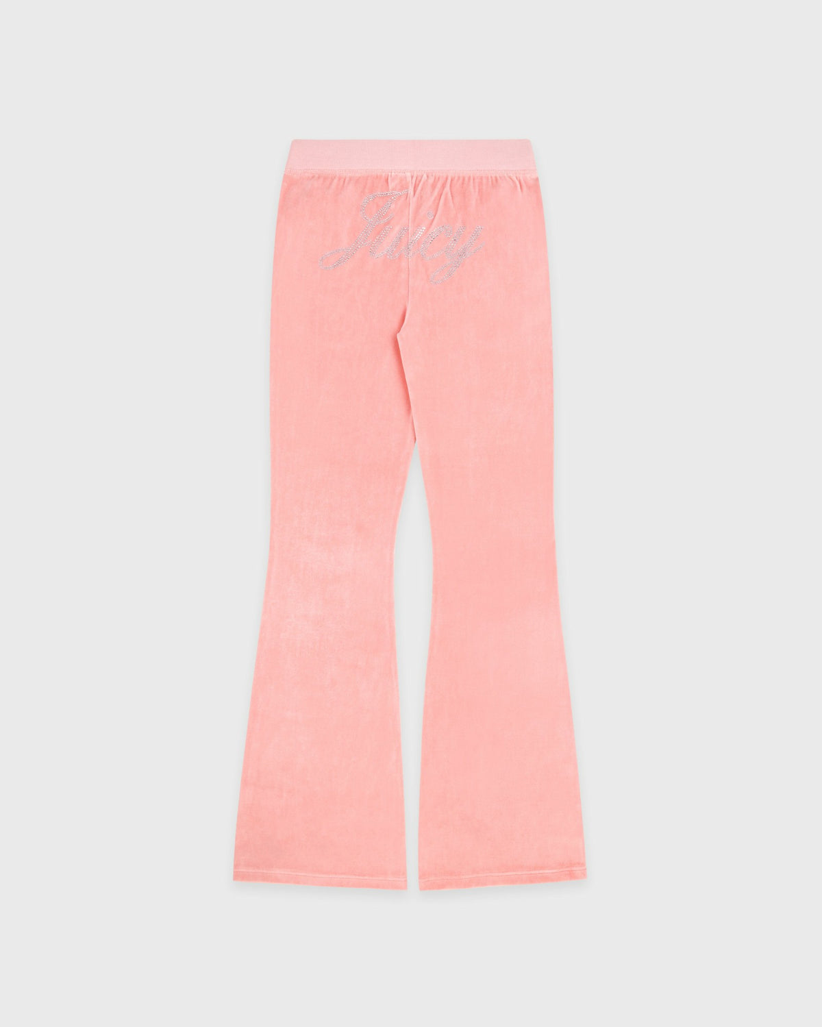Sporty & Rich Juicy Script Velour Sweatpant - Rose
