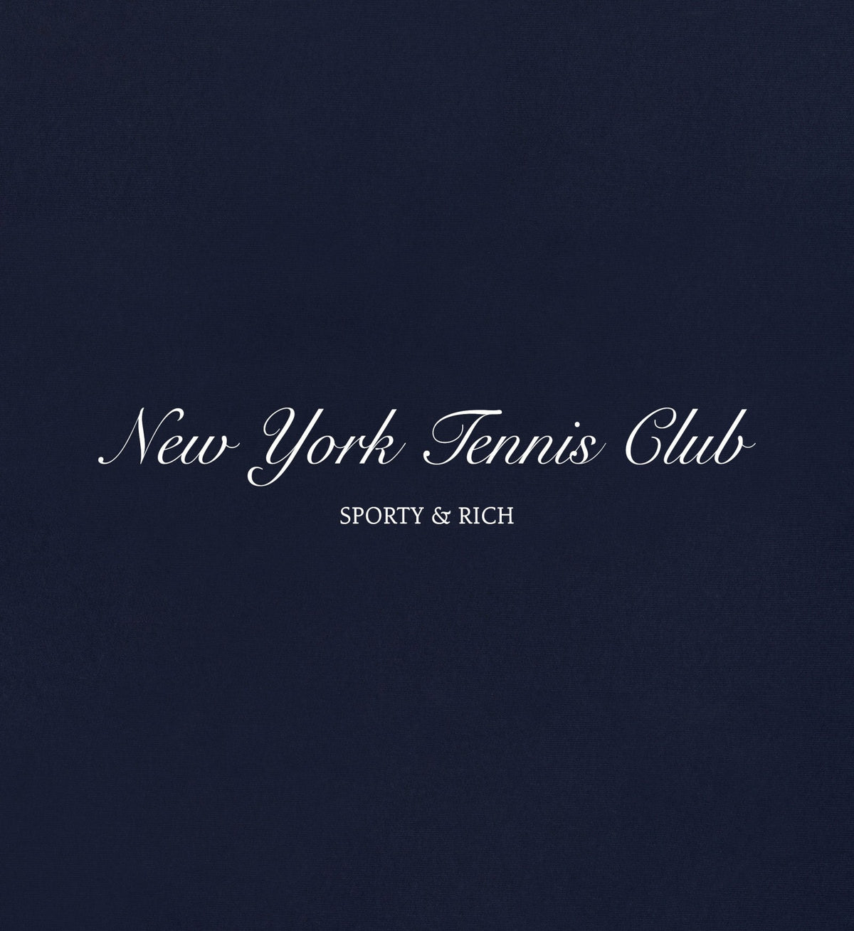 Sporty & Rich NY Tennis Club Sweatpant - Navy/White