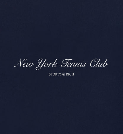 Sporty & Rich NY Tennis Club Sweatpant - Navy/White