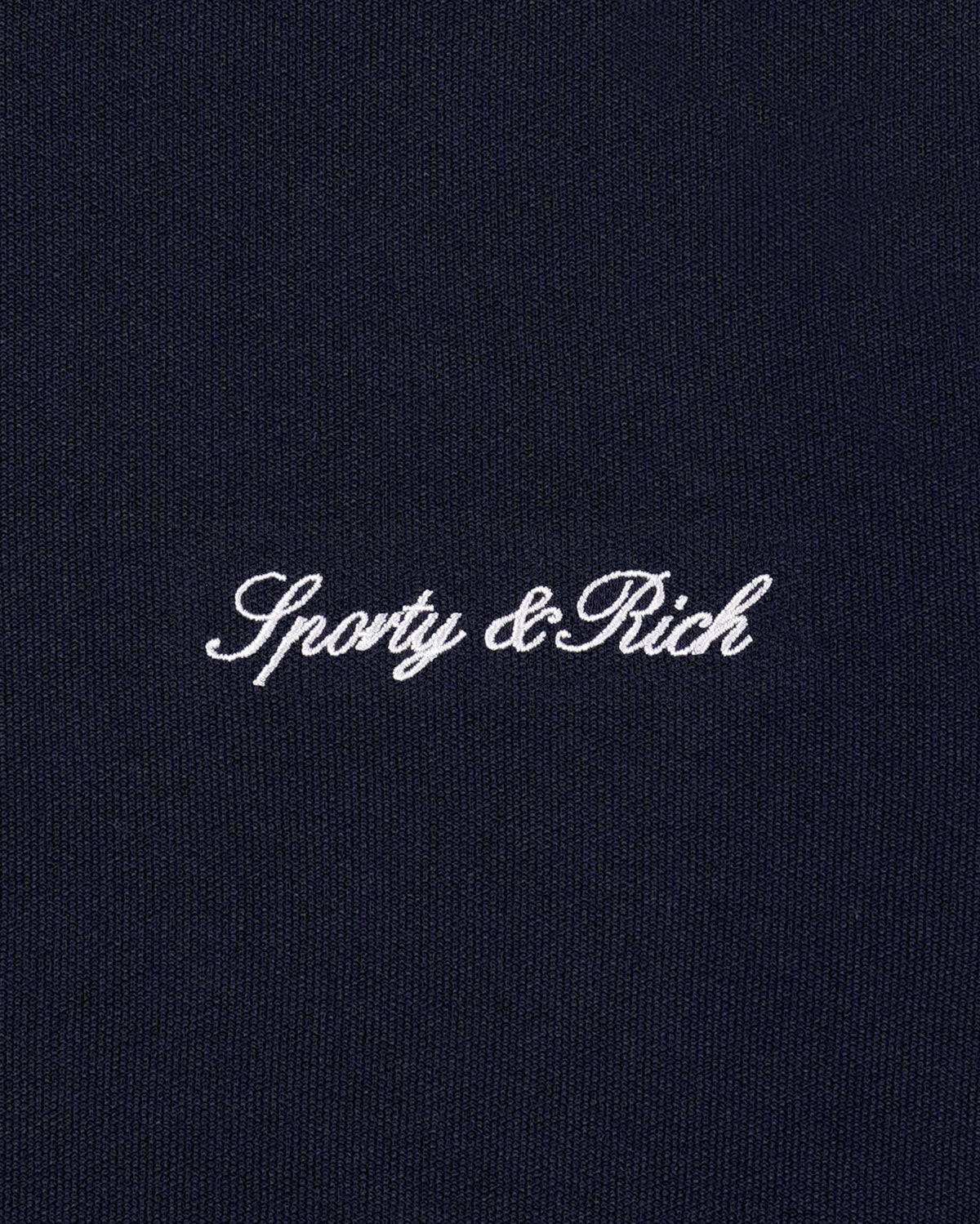 Sporty & Rich Signature Logo Retro Track Pant - Dark Navy