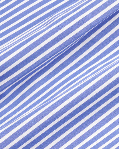 Sporty & Rich NY Crest Mini Boxer - Blue Striped