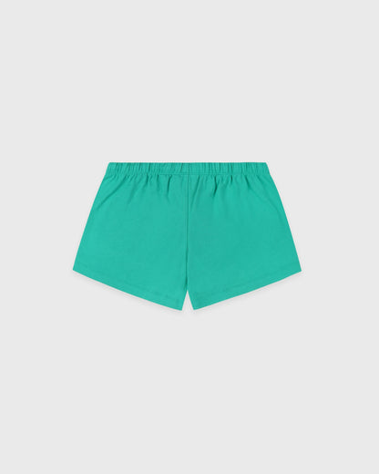 Sporty & Rich NY Crest Lounge Short - Amalfi Green/White