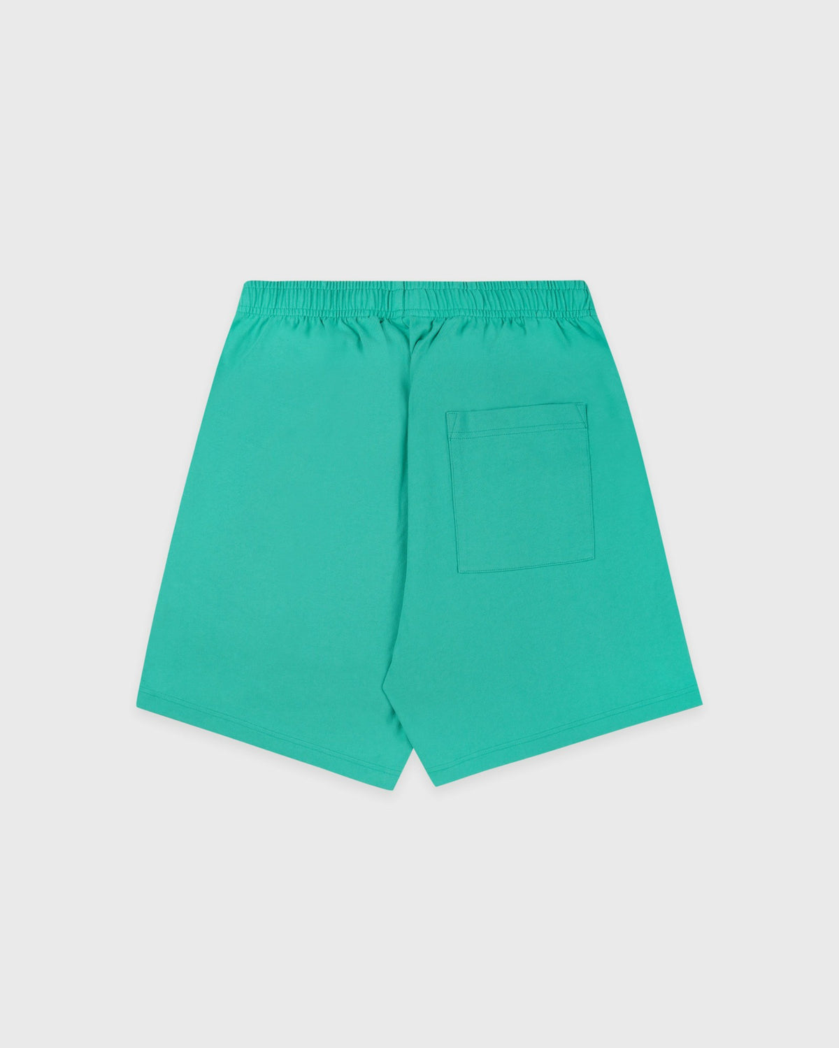 Sporty & Rich Title Embroidered Gym Short - Amalfi Green/Light Navy
