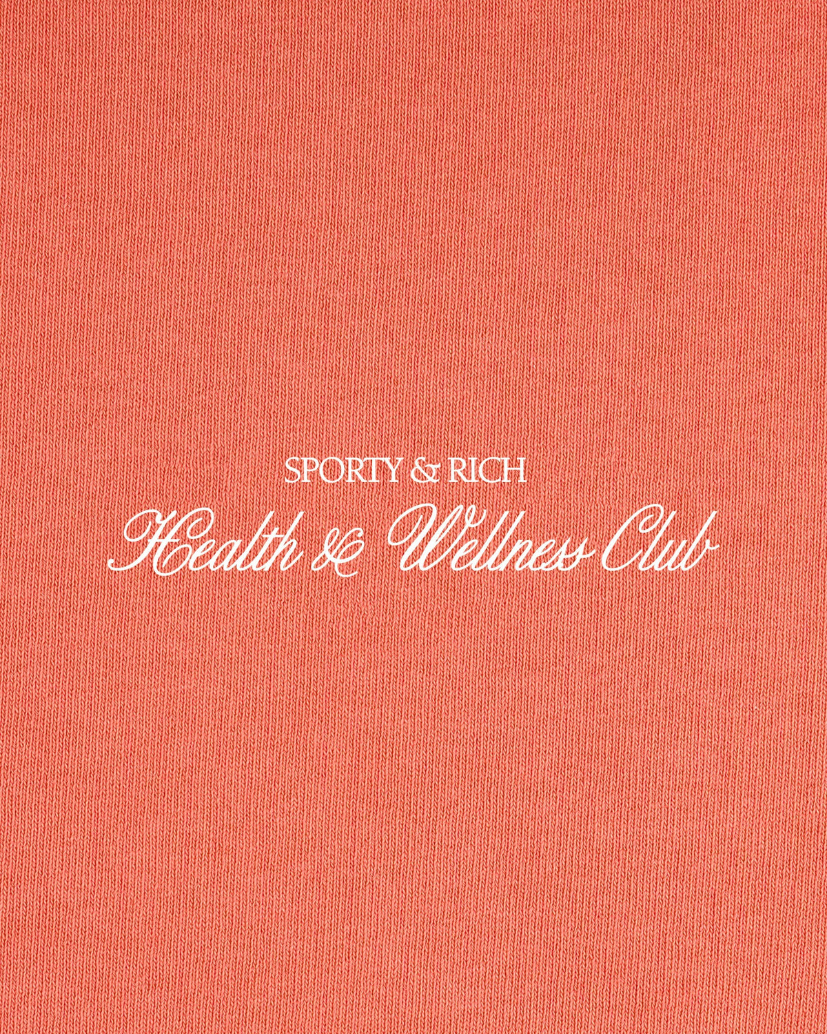 Sporty & Rich H&W Club Disco Short - Flamingo/White