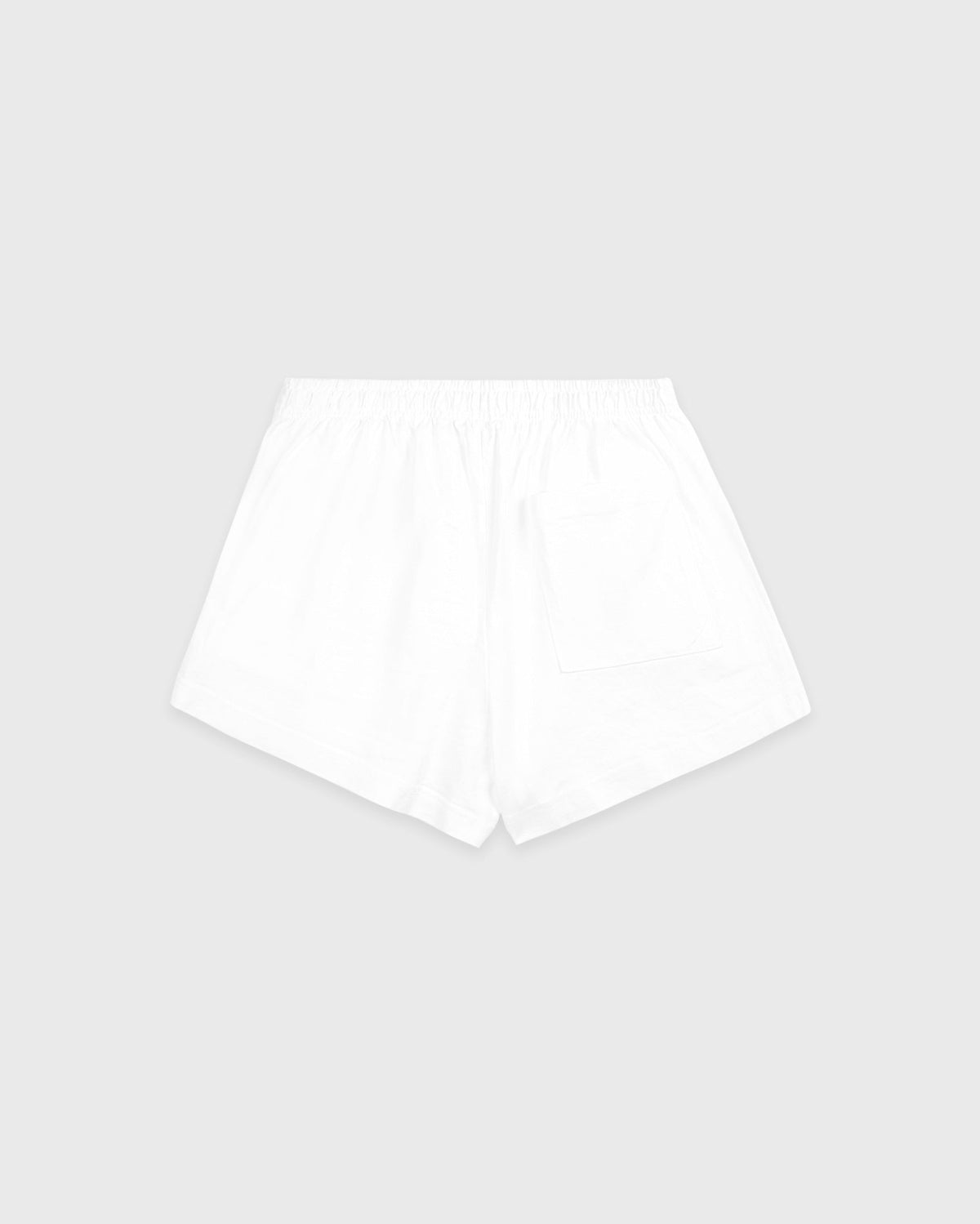 Sporty & Rich NY Crest Embroidered Disco Short - White/Light Navy