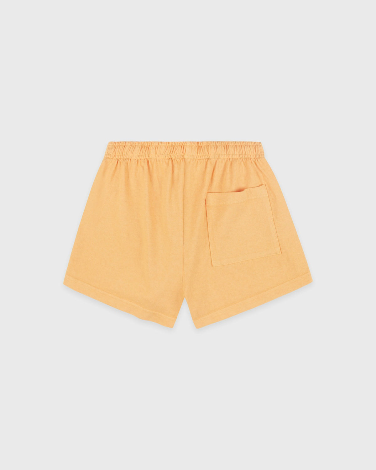 Sporty & Rich Title Embroidered Disco Short - Limone/Light Navy