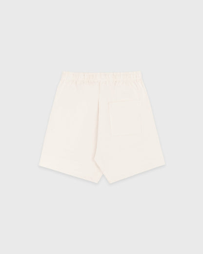 Sporty & Rich SR Sport Embroidered Gym Short - Ecru