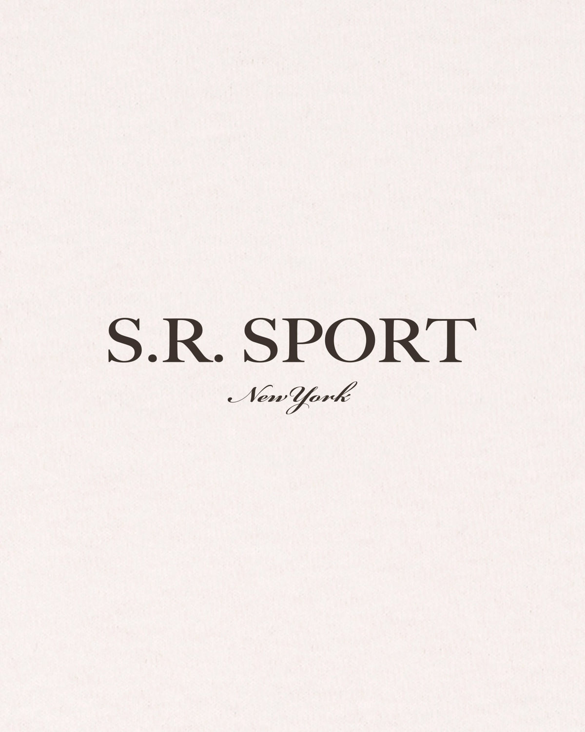 Sporty & Rich SR Sport Embroidered Gym Short - Ecru