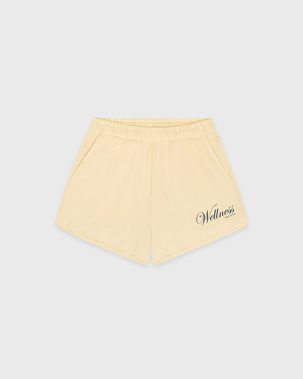 Sporty & Rich Avenue Disco Short - Almond/Navy