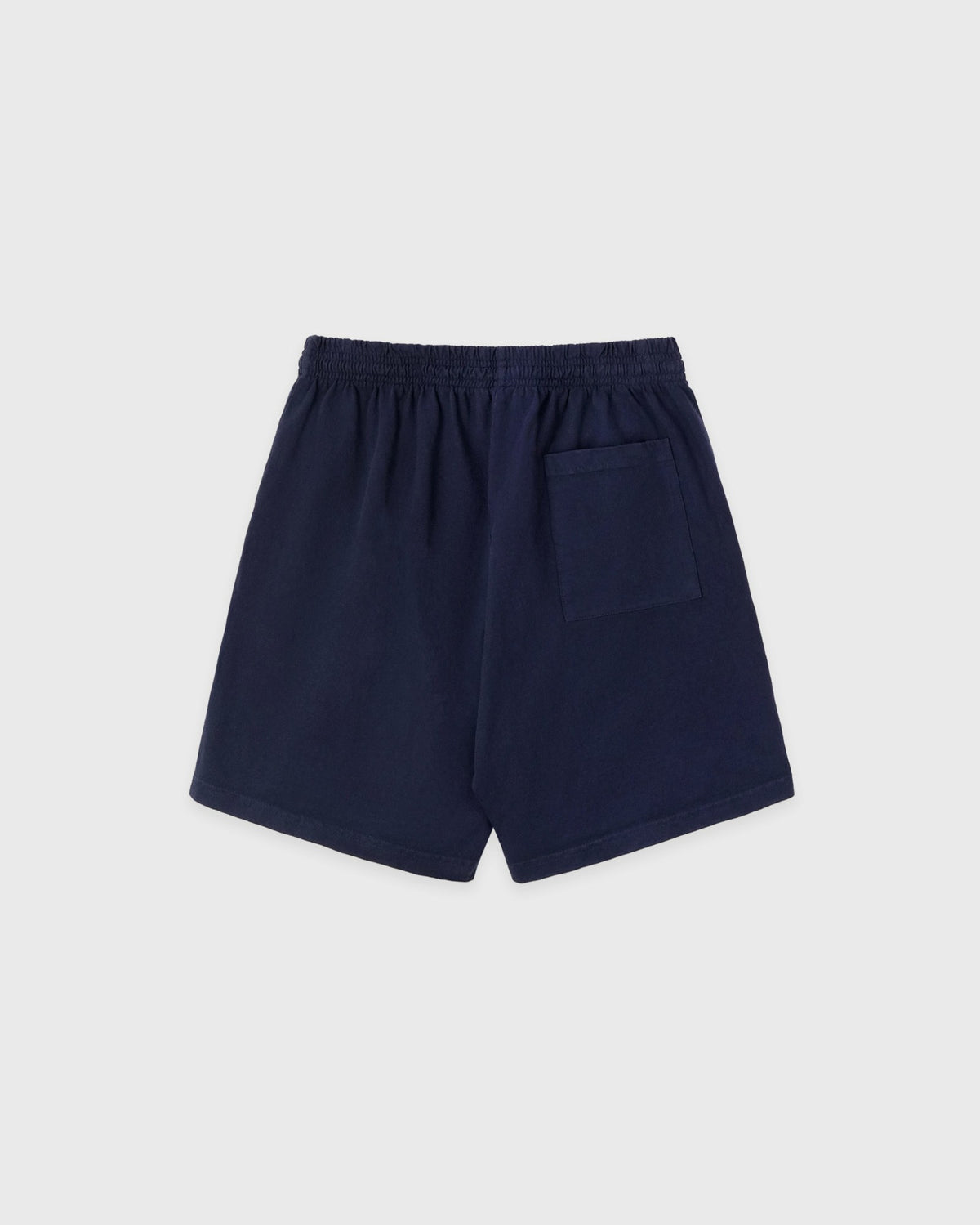 Sporty & Rich Serif Logo Gym Short - Navy/White