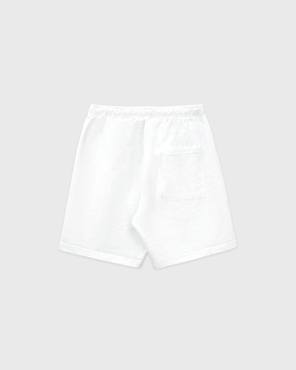 Sporty & Rich Serif Logo Gym Short - White/Forest