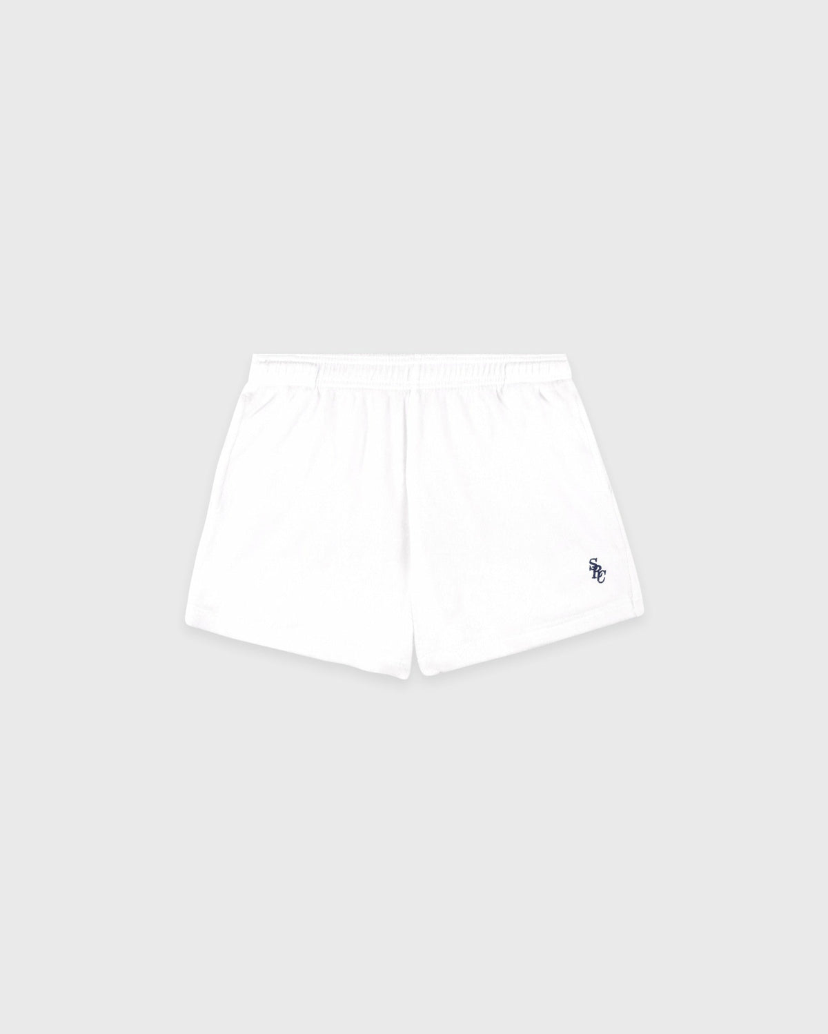 Sporty & Rich SRC Terry Short - White/Forest