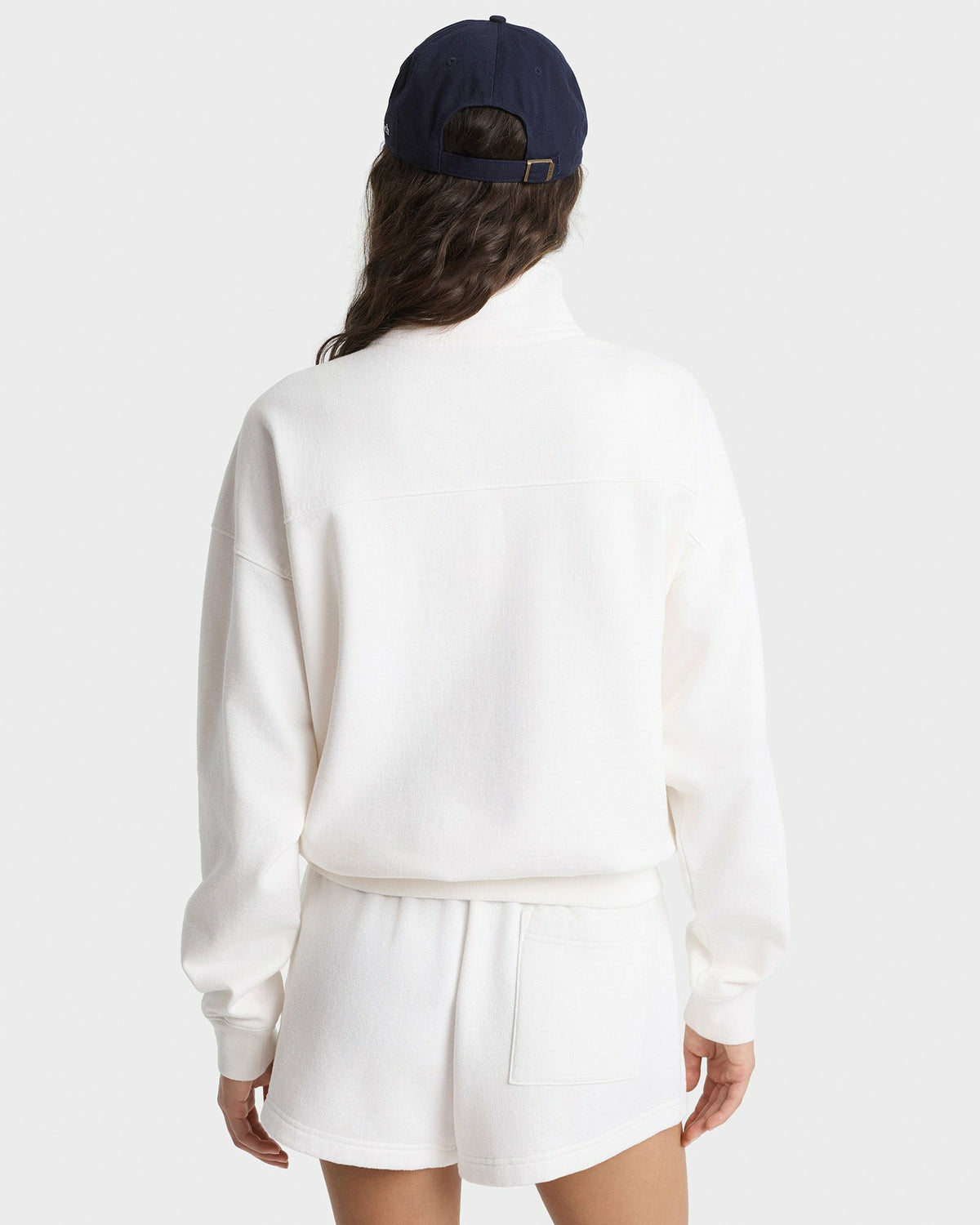 Sporty & Rich Veritas Soft Disco Short - White/Navy
