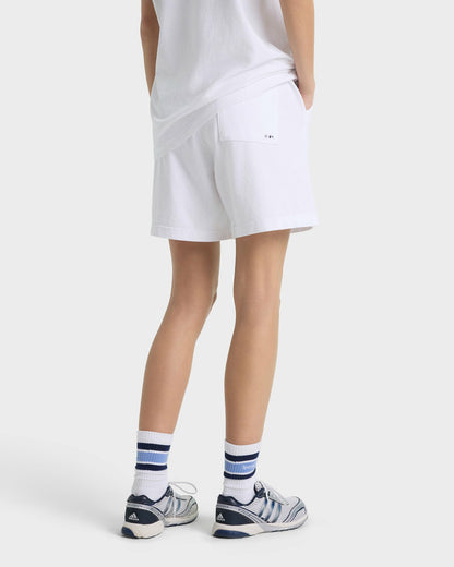 Sporty & Rich Heritage Yankees Serif Gym Short - White/Navy