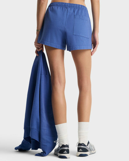 Sporty & Rich BH Riding Club Disco Short - Pier Blue/White