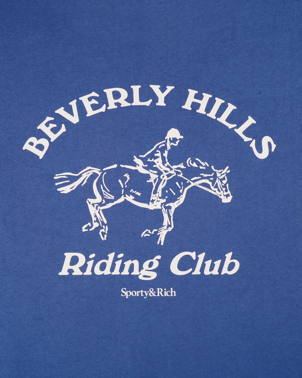 Sporty & Rich BH Riding Club Disco Short - Pier Blue/White