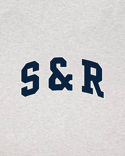 Sporty & Rich S&R Ivy Gym Short - Heather Gray/Navy