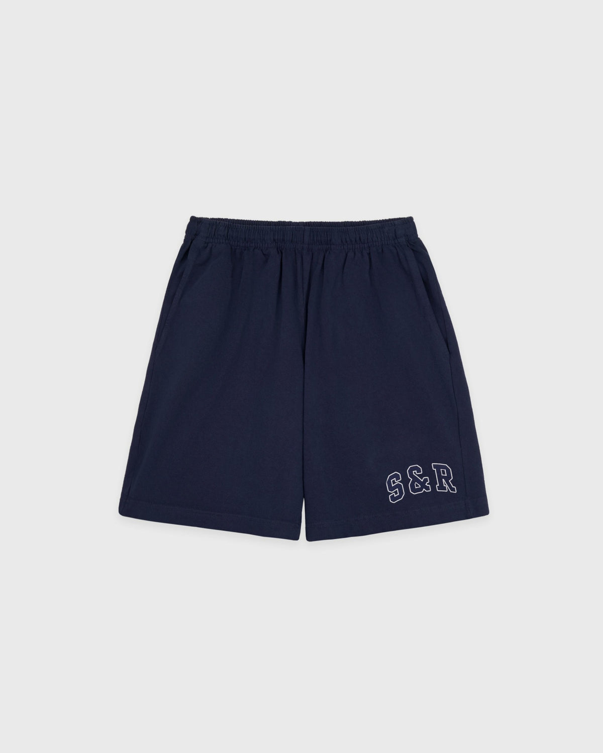 Sporty & Rich S&R Ivy Gym Short - Navy/White