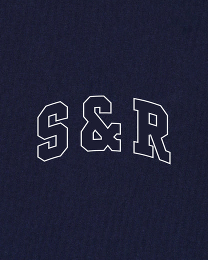 Sporty & Rich S&R Ivy Gym Short - Navy/White