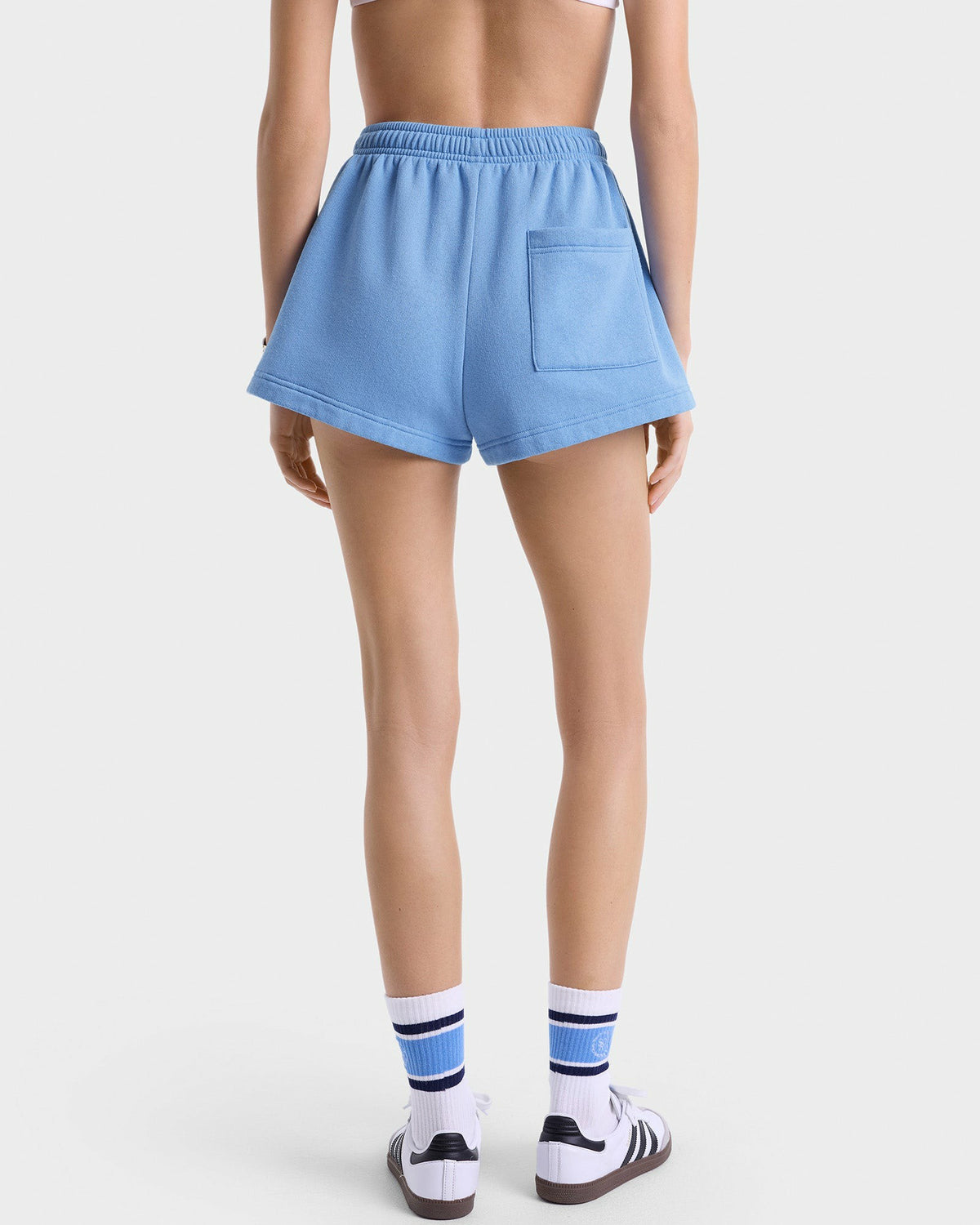 Sporty & Rich SR Runner Soft Disco Short - Juniper/Navy