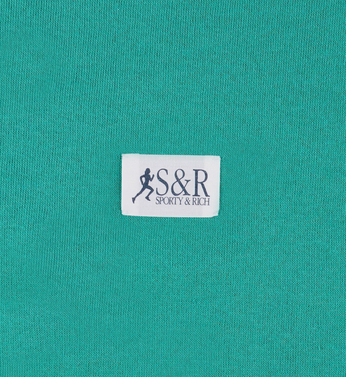 Sporty & Rich SR Runner Soft Disco Short - Spring Green/Navy