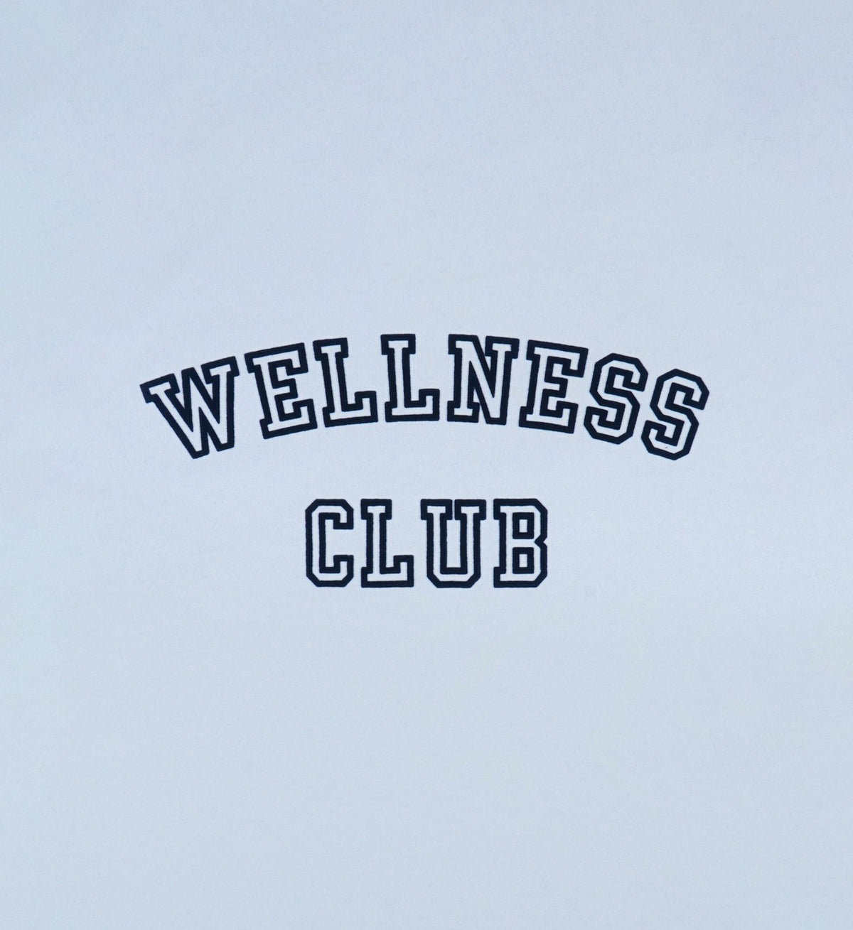 Sporty & Rich Wellness Club Flocked Disco Short - Ciel/Navy