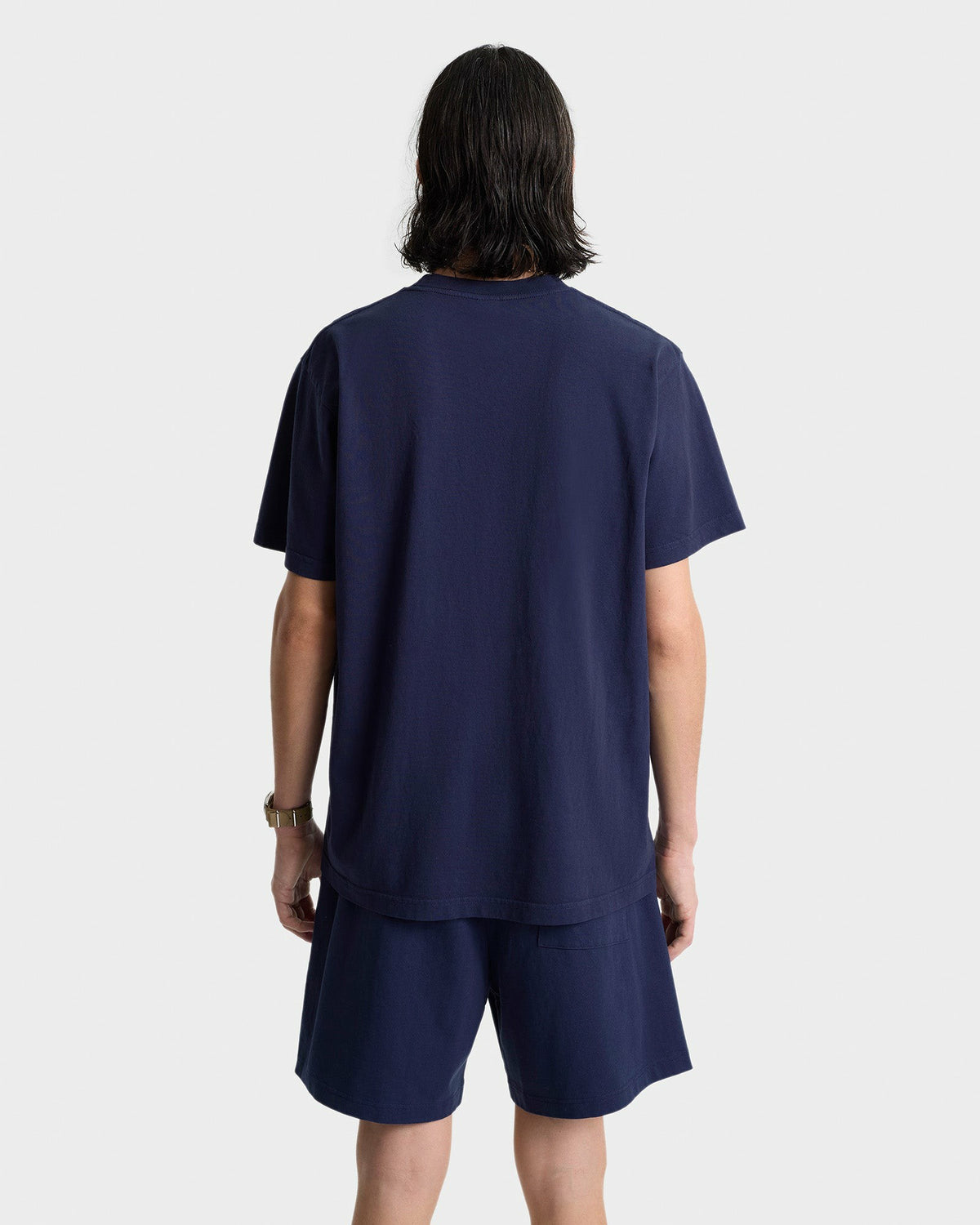 Sporty & Rich NY Minute Gym Short - Navy/White