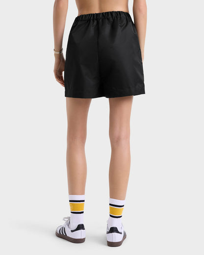 Sporty & Rich Bold Health Nylon Short - Black/Gold