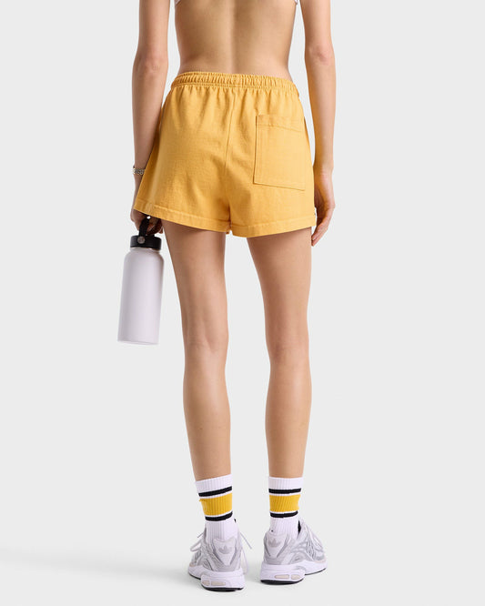 Sporty & Rich California Emblem Disco Short - Faded Gold