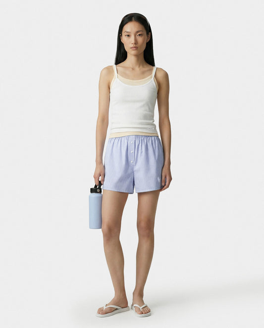 Sporty & Rich SRC Mini Boxer - Blue Striped