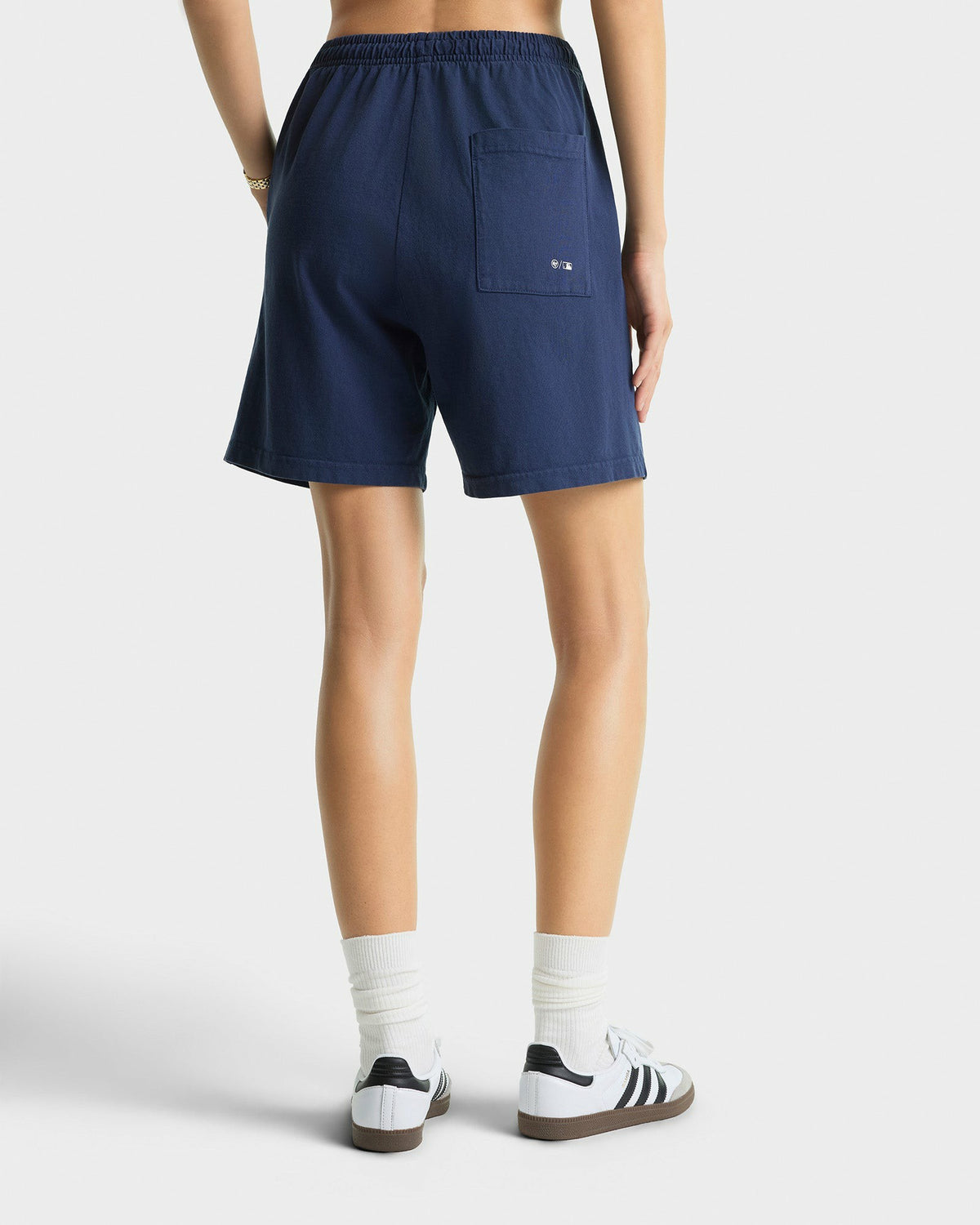 Sporty & Rich Yankees Ivy Gym Short - Navy/White
