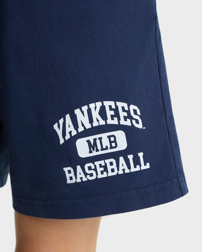 Sporty & Rich Yankees Ivy Gym Short - Navy/White