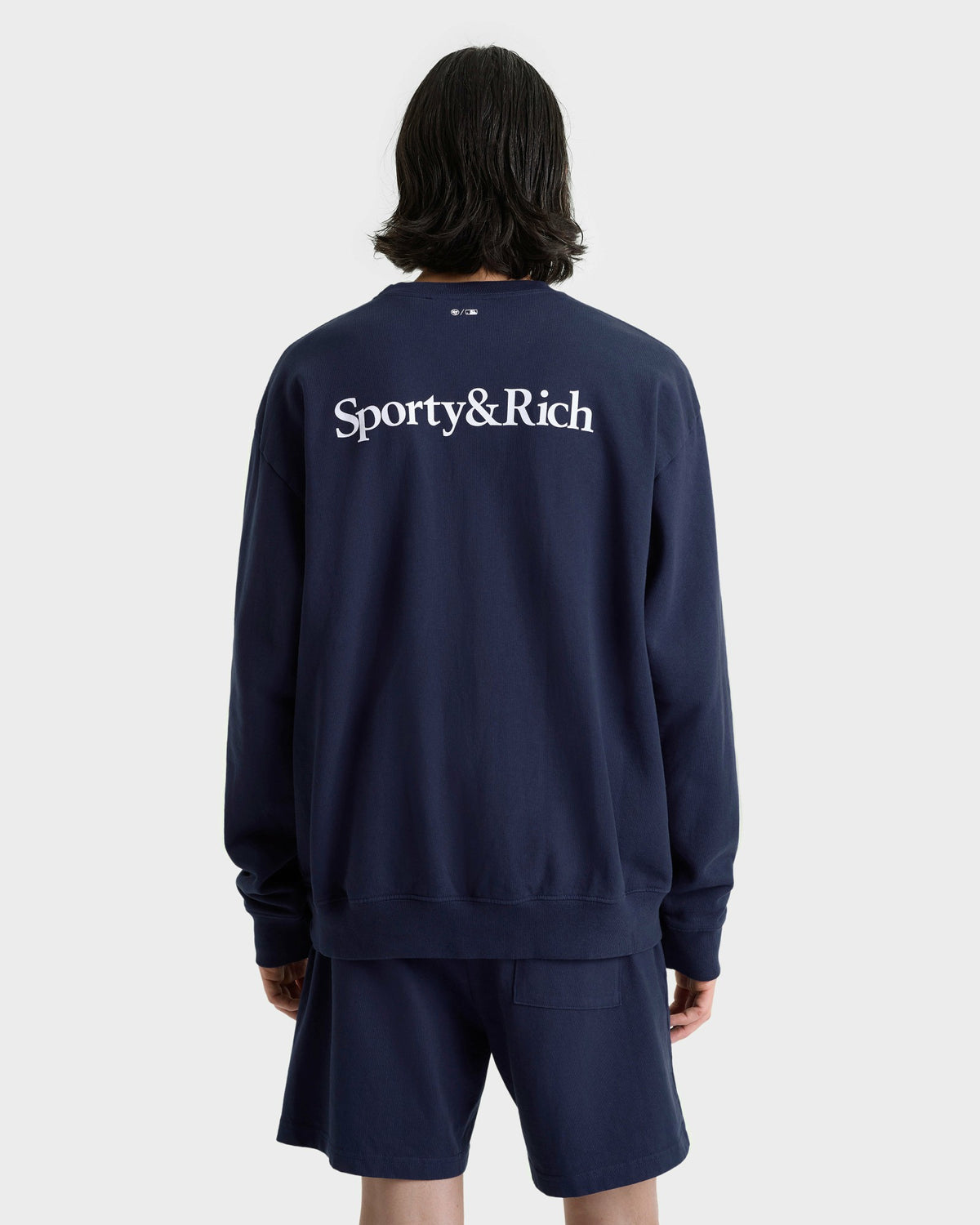 Sporty & Rich Yankees Ivy Gym Short - Navy/White