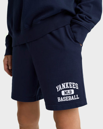 Sporty & Rich Yankees Ivy Gym Short - Navy/White