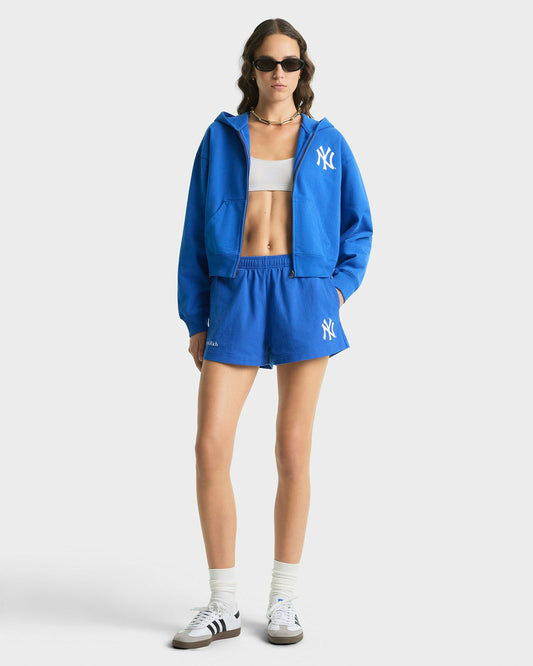 Sporty & Rich Yankees Serif Disco Short - Team Blue/White