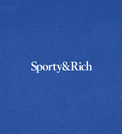Sporty & Rich Yankees Serif Disco Short - Team Blue/White