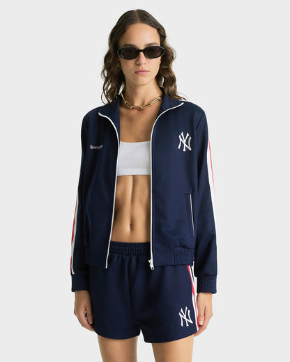 Sporty & Rich Yankees Serif Roller Short - Navy/White/Red