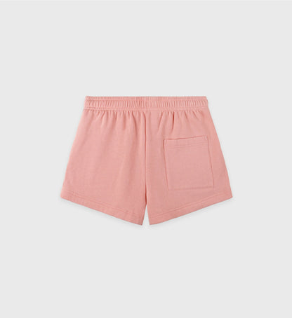 Sporty & Rich California Emblem Soft Disco Short - Carnation/White