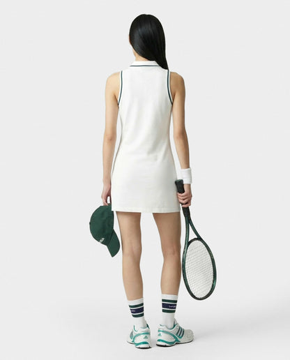 Sporty & Rich SRC Polo Dress - White/Forest